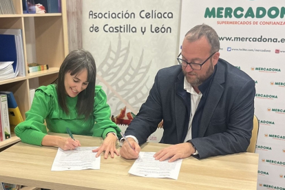La Asociación de Celiacos de Castilla y León (Acecale) renueva su convenio con Mercadona. -ACECALE
