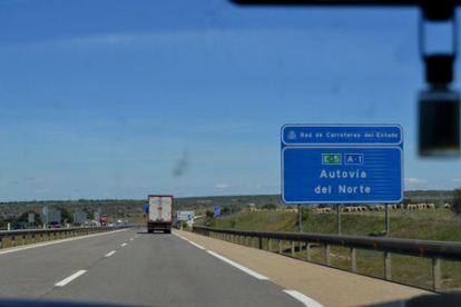 Autovía A-1, a su paso por Burgos.-E.M.