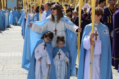 Procesión del Domingo de Ramos en Palencia.- ICAL