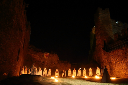 Visitas teatralizadas en el Castillo de los Templarios de Ponferrada. -ICAL.