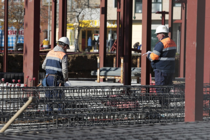 El sector de la construcción es el segundo donde más aumentaron los accidentes de trabajo en Castila y León. -ICAL