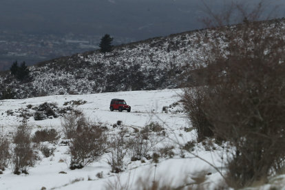 Nieve en la comarca del Bierzo. / ICAL