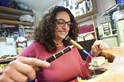 Manuela del Campo tiene una joyería en Briviesca.- ICAL
