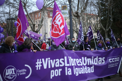 Manifestación por el Día Internacional de la Mujer en Zamora. ICAL