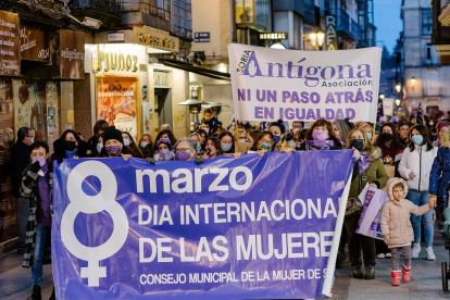 Manifestación por el Día Internacional de la Mujer en Soria. ICAL