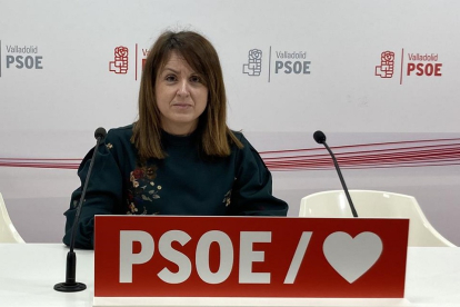 La procuradora socialista y viceportavoz de las Cortes de Castilla y León, Patricia Gómez Urbán. - E. PRESS
