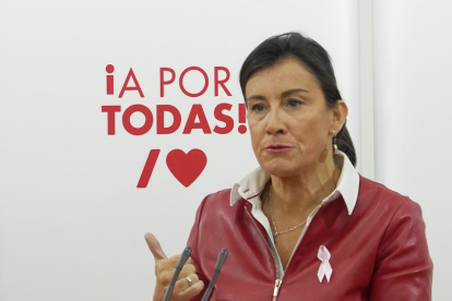 La secretaria de Organización del PSCyL, Ana Sánchez. - ICAL