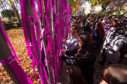 Manifestación en Ávila por el día para la Erradicación de la Violencia contra la Mujer. -ICAL.