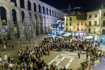 Manifestación en Segovia por el día para la Erradicación de la Violencia contra la Mujer. -ICAL.