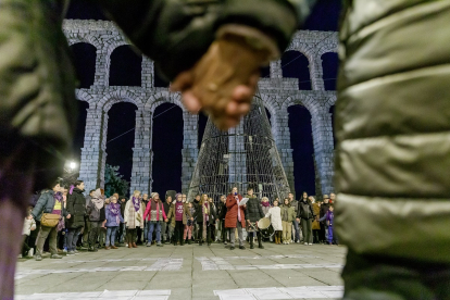 Manifestación en Segovia por el día para la Erradicación de la Violencia contra la Mujer. -ICAL.