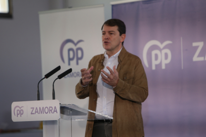 El presidente del Partido Popular de Castilla y León, Alfonso Fernández Mañueco, participa en la apertura del curso político del PP de Zamora. ICAL