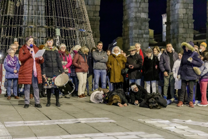 Manifestación en Segovia por el día para la Erradicación de la Violencia contra la Mujer. -ICAL.