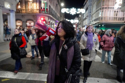 Manifestación en Valladolid por el día para la Erradicación de la Violencia contra la Mujer. -ICAL.