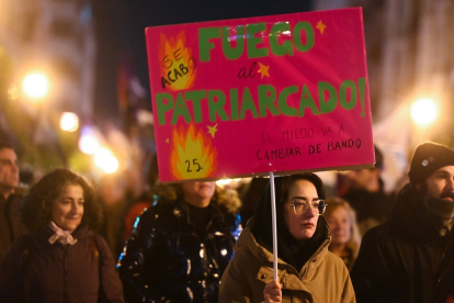 Manifestación en Burgos por el día para la Erradicación de la Violencia contra la Mujer. -ICAL.