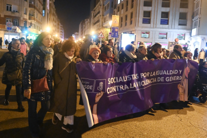 Manifestación en Burgos por el día para la Erradicación de la Violencia contra la Mujer. -ICAL.