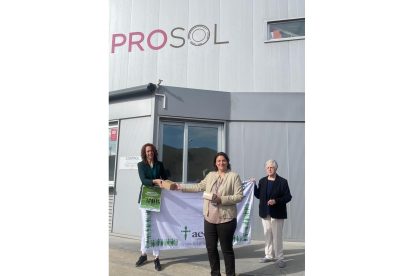 Homenaje a los empleados más veteranos de Prosol en Palencia.- E.M.