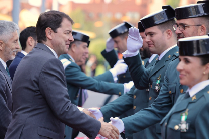 Celebración de la patrona de la Guardia Civil en León.- E. M.