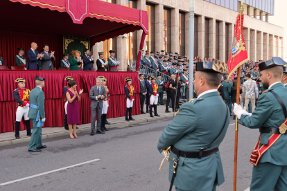 Celebración de la patrona de la Guardia Civil en León.- E. M.
