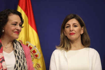 La ministra de Trabajo, Yolanda Díaz.- E.M.