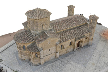 Junta y Asociación Cluny Ibérica recrean con tecnología 3D la iglesia de San Martín de Frómista (Palencia). | ICAL