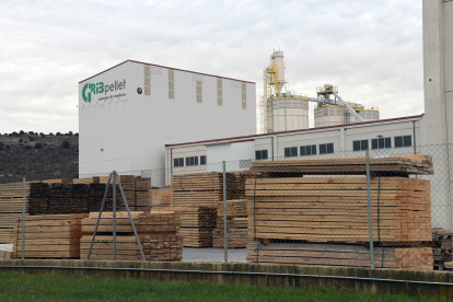 Ribpellet, fábrica de pellets de madera en Huerta de Rey en Burgos. ICAL