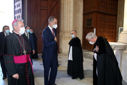 El Rey Felipe VI en la inauguración de Las Edades del Hombre en la Catedral de Burgos. - ICAL