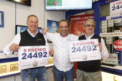 Un quinto premio vendido en una administración de Parquesol en Valladolid. -PHOTOGENIC