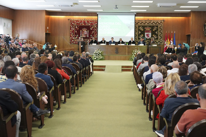 El presidente de la Junta de Castilla y León, Alfonso Fernández Mañueco, inaugura el curso académico 2023-2024 de las Universidades de Castilla y León. ICAL