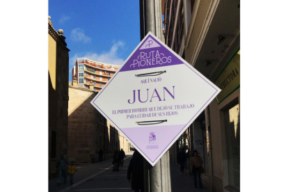 El Ayuntamiento de Zamora llama la atención sobre la desigualdad entre hombres y mujeres con ‘Pioneros’, una peculiar ‘ruta turística’.- ICAL