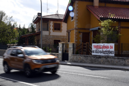 Imagen sobre la elecciones de 2019 en el enclave de Treviño.-ICAL