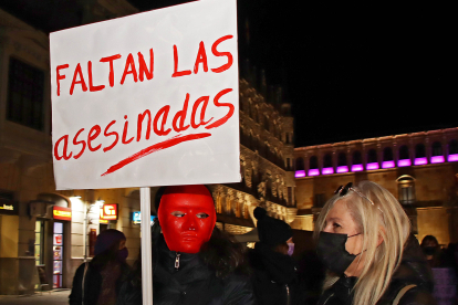 Manifestación contra la violencia machista en León. ICAL