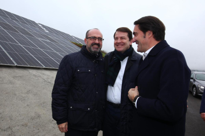 Mañueco visita la planta Red de Calor de Ponferrada.- ICAL