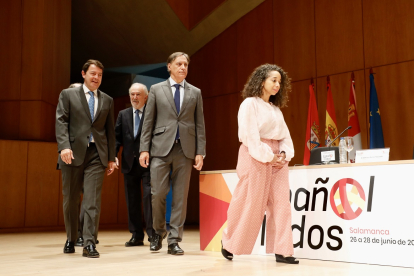 Alfonso Fernández Mañueco, inaugura el ''VII Congreso Internacional del Español en Castilla y León. ICAL