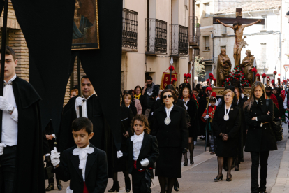 Procesión de la Cofradía de la Vera Cruz en Agreda (Soria). ICAL