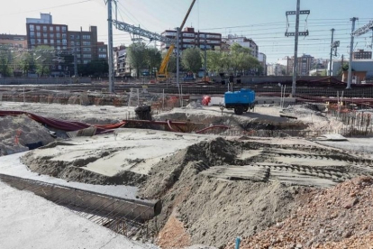 Obras de integración ferroviaria en Valladolid. -E.M.