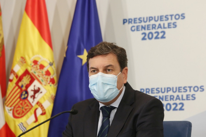 Carlos Fernández Carriedo, durante el análisis de los Presupuestos Generales de la Comunidad 2022.- ICAL