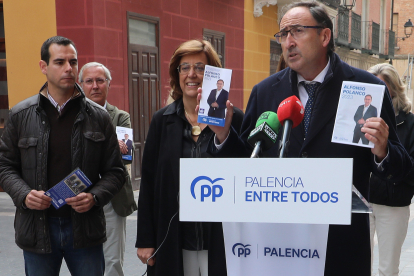 Alfonso Polanco, en una acto de campaña, durante la presentación de su programa.-ICAL