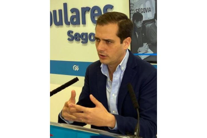 Pablo Pérez, cabeza de lista del PP por al Congreso de los Diputados por Segovia. ICAL