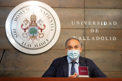 El rector de la Universidad de Valladolid, Antonio Largo.- ICAL