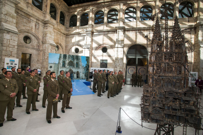 Inauguración del Belén monumental del Ejército de Tierra. -ICAL