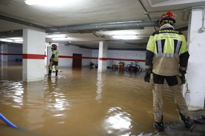Inundaciones en Aldeatejada tras las lluvias del fin de semana.- ICAL