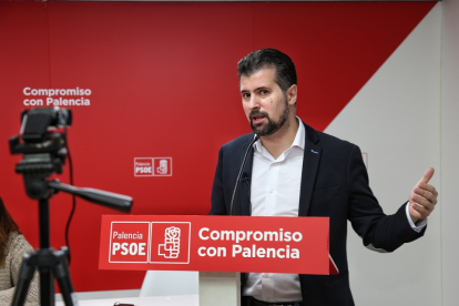 El secretario general del PSOE de Castilla y León interviene presencialmente en el Comité Provincial del partido de Palencia. | ICAL