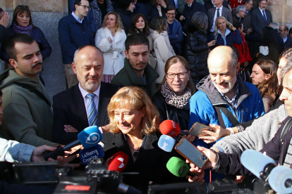 La Audiencia Provincial y la Junta de Jueces de León se concentran en defensa de la independencia judicial. ICAL