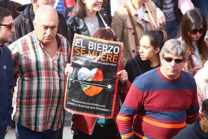 Manifestación por el futuro del Bierzo en Ponferrada