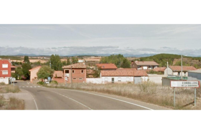 Entrada al municipio leonés de Corbillos de la Sobarriba. GOOGLE MAPS