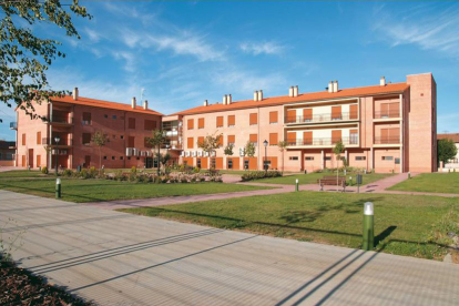 Centro de mayores de Villamañán en León. -