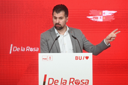 El secretario general del PSOE de Castilla y León, Luis Tudanca.- ICAL