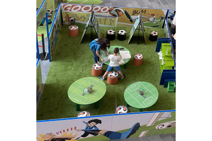 Espacio de 'Los futbolísimos' en Río Shopping. - EUROPA PRESS