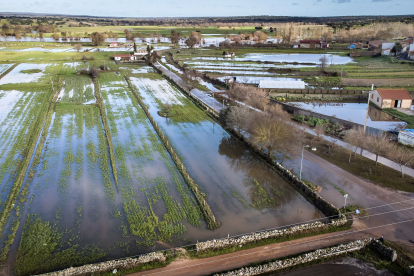 Inundaciones en la provincia de Salamanca tras las intensas lluvias del fin de semana. ICAL