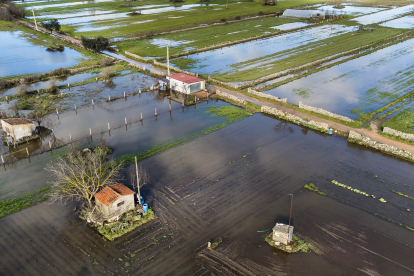 Inundaciones en la provincia de Salamanca tras las intensas lluvias del fin de semana. ICAL
